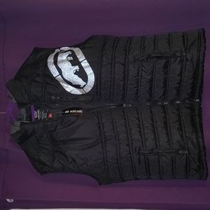Black ecko unltd hooded vest